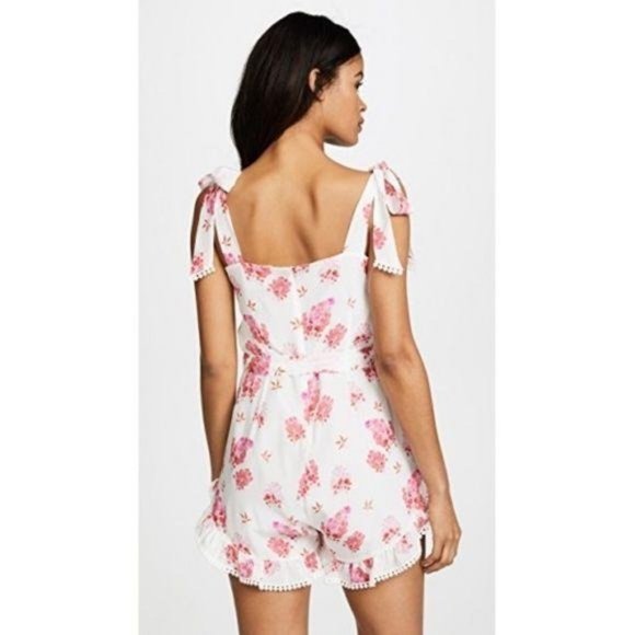 Athena Procopiou Sundown Breeze Silk Jumpsuit Romp - Picture 6 of 15